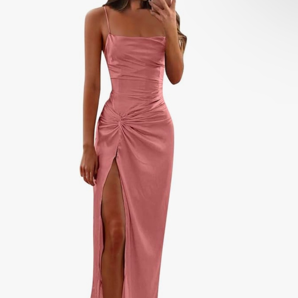 Dusty rose dress (color is the first picture)